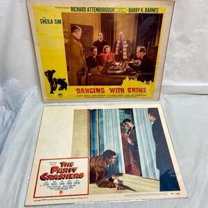 Dancing with Crime (1947) and The Party Crashers ( 1958) Movie Posters